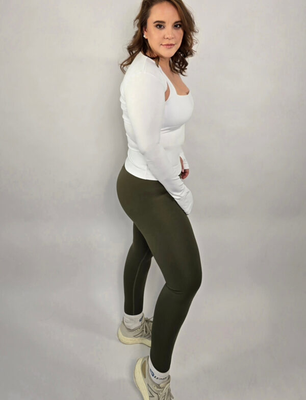 Basic Bolero | Tela PowerFit | Color Blanco | Compresión Media